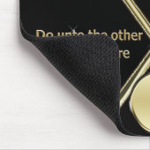 Goldene Hockey-Regel Mousepad (Ecke)