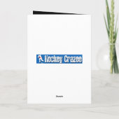 Goldene Hockey-Regelkarte Karte (Rückseite)