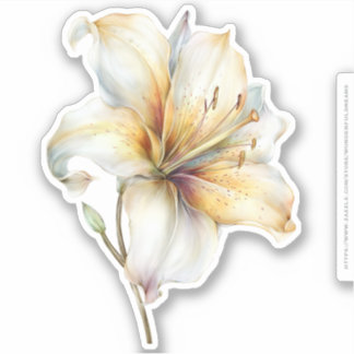 Goldene Honig Fee Welt – 04 Blumen tragend Sti Aufkleber
