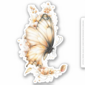 Goldene Honig Fee Welt – 04 Blumen tragend Sti Aufkleber