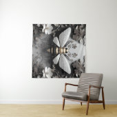 Goldene Honigbiene auf der Leinwand Wandteppich (Beispiel (Horizontal))