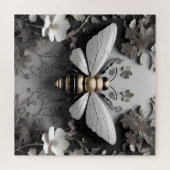 Goldene Honigbiene Kunst Puzzle (Horizontal)