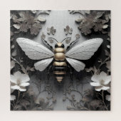 Goldene Honigbiene Kunst Puzzle (Vertikal)