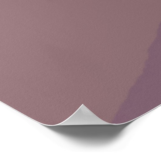 Goldene Horizonte: Ein Minimalistischer Sonnenunte Poster (Ecke)