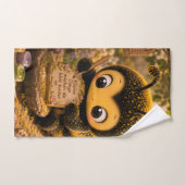 Goldene Hummel im Blütentanz.10 Badhandtuch Set (Handtuch)