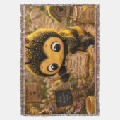 Goldene Hummel im Blütentanz.10 Decke (Vorderseite Vertikal)