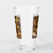 Goldene Hummel im Blütentanz.11 Glas (Rechts)