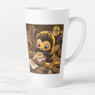 Goldene Hummel im Blütentanz.11 Milchtasse