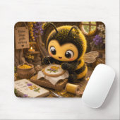 Goldene Hummel im Blütentanz.11 Mousepad (Mit Mouse)