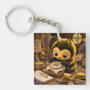 Goldene Hummel im Blütentanz.11 Schlüsselanhänger