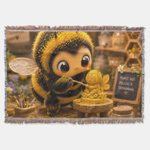 Goldene Hummel im Blütentanz.12 Decke