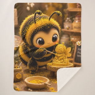 Goldene Hummel im Blütentanz.12 Sherpadecke