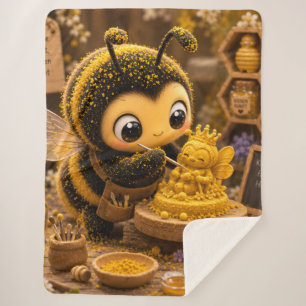 Goldene Hummel im Blütentanz.12 Sherpadecke