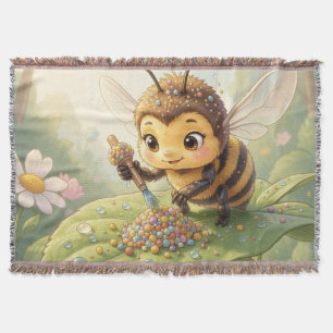 Goldene Hummel im Blütentanz.2 Decke