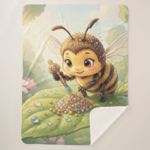 Goldene Hummel im Blütentanz.2 Sherpadecke