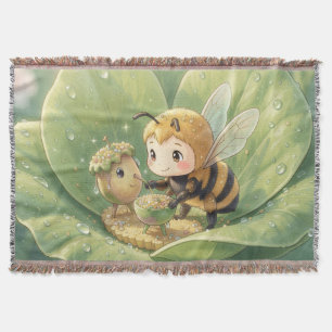 Goldene Hummel im Blütentanz.3 Decke