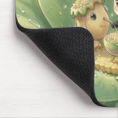 Goldene Hummel im Blütentanz.3 Mousepad (Ecke)