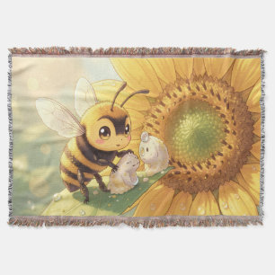 Goldene Hummel im Blütentanz.4 Decke