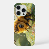 Goldene Hummel im Blütentanz.5 iPhone Hülle (Rückseite)