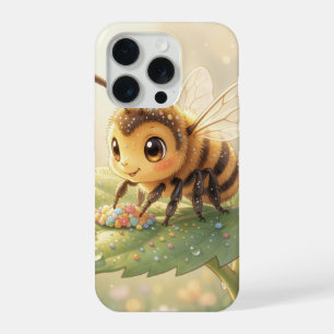 Goldene Hummel im Blütentanz.6 iPhone 15 Pro Hülle