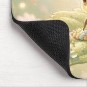 Goldene Hummel im Blütentanz.6 Mousepad (Ecke)