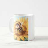 Goldene Hummel im Blütentanz.7 Kaffeetasse (Vorderseite Links)