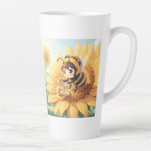 Goldene Hummel im Blütentanz.7 Milchtasse