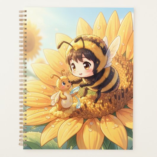 Goldene Hummel im Blütentanz.7 Planer (Vorderseite)