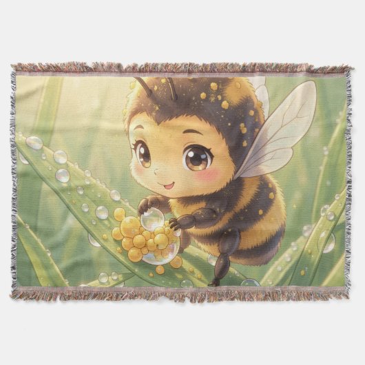 Goldene Hummel im Blütentanz.8 Decke (Vorderseite)
