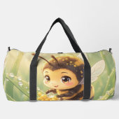 Goldene Hummel im Blütentanz.8 Duffle Bag (Vorderseite)