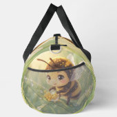 Goldene Hummel im Blütentanz.8 Duffle Bag (Rechts)