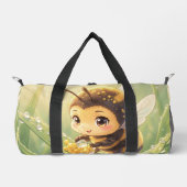 Goldene Hummel im Blütentanz.8 Duffle Bag (Vorderseite)