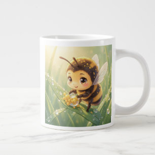Goldene Hummel im Blütentanz.8 Jumbo-Tasse
