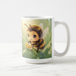 Goldene Hummel im Blütentanz.8 Kaffeetasse