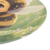Goldene Hummel im Blütentanz.8 Schneidebrett (Ecke)