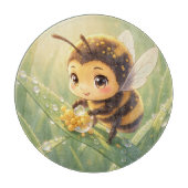 Goldene Hummel im Blütentanz.8 Schneidebrett (Vorderseite)
