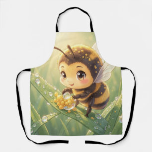 Goldene Hummel im Blütentanz.8 Schürze