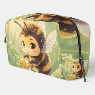 Goldene Hummel im Blütentanz.8 Waschbeutel