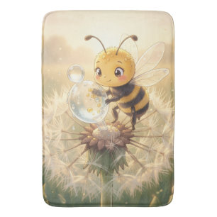 Goldene Hummel im Blütentanz.9 Badematte