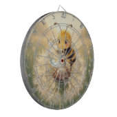 Goldene Hummel im Blütentanz.9 Dartscheibe (Vorderseite Links)