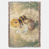 Goldene Hummel im Blütentanz.9 Decke (Vorderseite Vertikal)