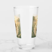 Goldene Hummel im Blütentanz.9 Glas (Links)
