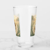 Goldene Hummel im Blütentanz.9 Glas (Rechts)