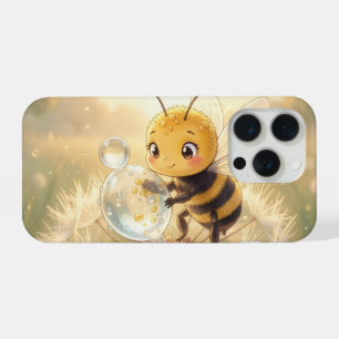 Goldene Hummel im Blütentanz.9 iPhone 15 Pro Hülle