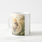 Goldene Hummel im Blütentanz.9 Kaffeetasse (Vorderseite Links)