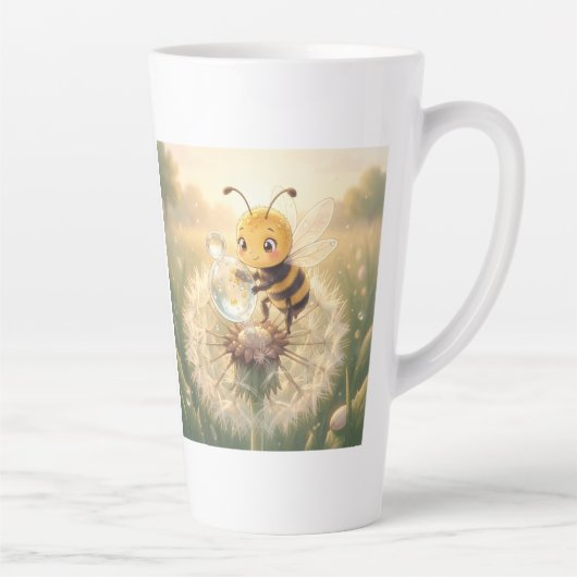 Goldene Hummel im Blütentanz.9 Milchtasse (Rechts)