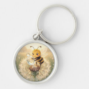 Goldene Hummel im Blütentanz.9 Schlüsselanhänger