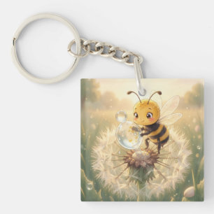 Goldene Hummel im Blütentanz.9 Schlüsselanhänger
