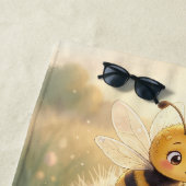 Goldene Hummel im Blütentanz.9 Strandtuch (Beispiel)