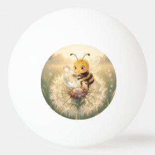 Goldene Hummel im Blütentanz.9 Tischtennisball